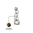 Estante de Livros Industrial Malvee