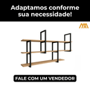 Prateleira industrial parede Barr 120 x 88 x 20