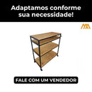 Carrinho Mesa Gourmet Industrial