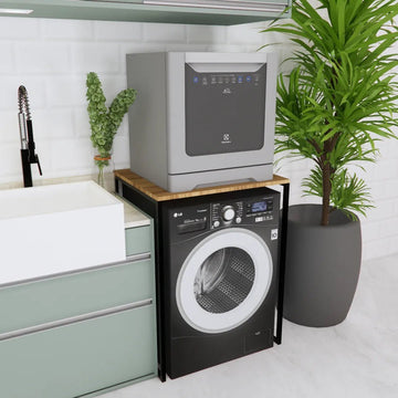 Balcão Estilo Industrial para Máquina de Lavar Enotel