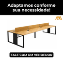 Estação De Trabalho Mesa Plataforma para Escritório Gran Carrara