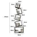 Estante de Livros Industrial Malvee