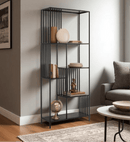 Estante Industrial Luxury Mdf Preto