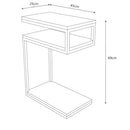 Mesa de apoio lateral industrial em S