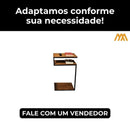 Mesa de apoio lateral industrial em S