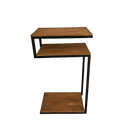Mesa de apoio lateral industrial em S