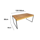 Mesa De Jantar Estilo Industrial Rústica