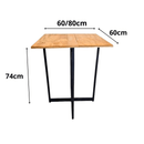 Mesa Dobravel Estilo Industrial Raar