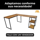 Mesa Em L industrial Resistente a Agua