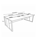 Mesa Escritório Estilo Industrial Heavy