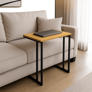 Mesa Lateral de Sofá e Cama Industrial Side
