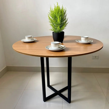 Mesa Redonda Estilo Industrial Argo