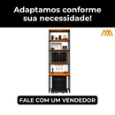 Móvel Industrial para Frigobar e Cervejeira Bordeaux