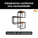 Nicho Industrial decorativo Steel
