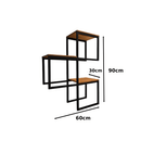 Nicho Industrial decorativo Steel