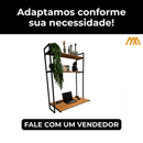 Nicho organizador e escrivaninha industrial Lauren