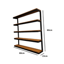 Nicho Organizador Industrial Savvy para Sala, Banheiro e Escritório