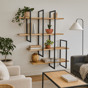 Prateleira Estilo Industrial Sleen