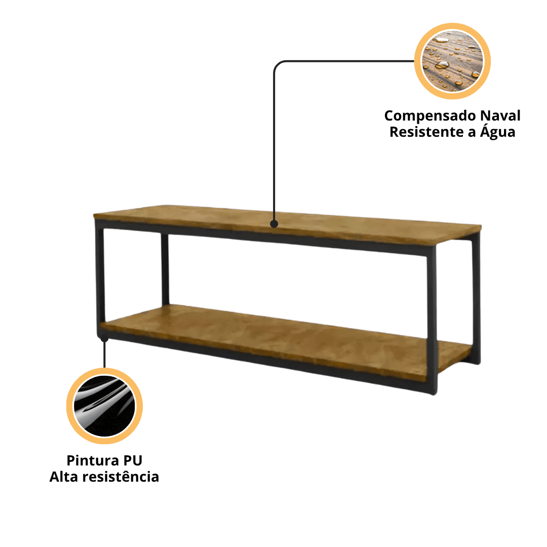 Rack Estilo Industrial Veneza